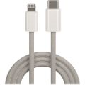 Maxlife MXUC-06 kábel USB-C - Lightning 1,0 m 20W sivý nylon