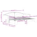 vidaXL Denná posteľ s rozkladacou posteľou žltá 90x200 cm zamat