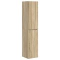 vidaXL Sada kúpeľňového nábytku 3 ks Dub sonoma 33 x 34,5 x 160 cm