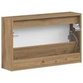 vidaXL Nástenný botník HOORN 71 x 17 x 43 cm Kompozitné drevo