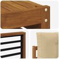 vidaXL Záhradná súprava gaučov 7 ks Prírodná a béžová