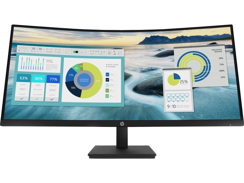 HP P34hc 34''UHD/250/DP/HDMI/5ms napája do 65w (usb-c)