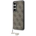 Guess puzdro 4G Classic Logo Charm MagSafe pre Samsung Galaxy S26 hnedá