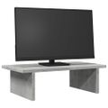 vidaXL Stojan na monitor betónový 50x27x15 cm kompozitné drevo