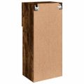 vidaXL TV skrinky s LED svetlami 2 ks dymový dub 40,5x30x90 cm