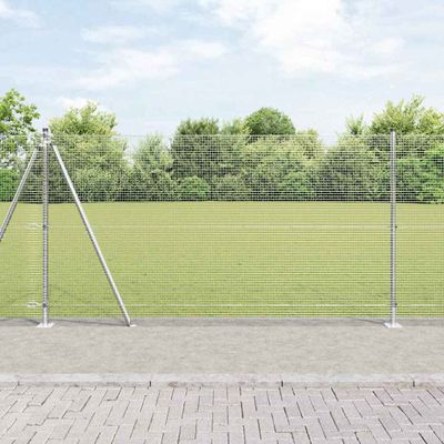 vidaXL Vonkajší zváraný drôtový plot s betónovým základom 10 x 1,2 m