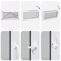 vidaXL Otočné a sklopné okno do suterénu RISOR 120 x 60 cm PVC a sklo