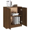 vidaXL Komoda hnedý dub 60x30x70 cm spracované drevo