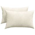 vidaXL Vankúše na pohovku 2 pcs Krémová 60 x 40 cm Kordúrová tkanina