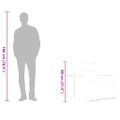 vidaXL Jednomiestna pohovka, svetlosivá 60 cm, látka