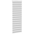 vidaXL Zebra roleta svetlosivá 80x200 cm šírka látky 75,9 cm polyester