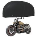 vidaXL Kryt na motocykel čierny 220x95x110 cm 210D oxford