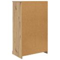 vidaXL Highboard 3 ks Remeselný dub 132 x 35,5 x 103,5 cm
