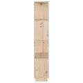 vidaXL Knižnica/deliaca stena 51x25x132 cm masívna borovica