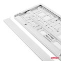 Podložka pod EČV - biela metalíza AMiO-03180