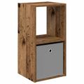 vidaXL Nočný stolík Staré drevo 35 x 32 x 68,5 cm Kompozitné drevo