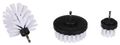 Sada kartáčov na vrtačku na čistenie auta CAR DETAILING DRILL BRUSH 3 SOFT, 3ks SIXTOL