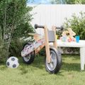 vidaXL Balančný bicykel pre deti sivý potlač
