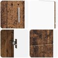 vidaXL Servírovacia skriňa FLORIN 88,5 x 30,5 x 55,5 cm Staré drevo