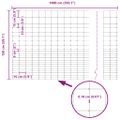 vidaXL Divoký plot 1000 x 150 x 0.18 cm Železo Horúce zinkovanie