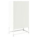 vidaXL Highboard White 68x39x123 cm Oceľ