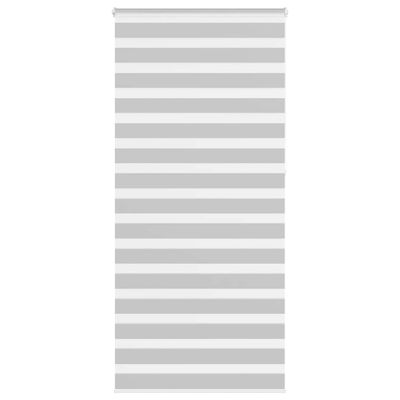 vidaXL Zebra roleta svetlosivá 110x230cm šírka látky 105,9cm polyester
