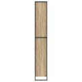 vidaXL Knižnica 60 x 30 x 189,5 cm Kompozitné drevo Sonoma