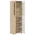 vidaXL Highboard FLORIN 60 x 35 x 182 cm Sonoma dub Kompozitné drevo