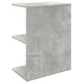 vidaXL Nočný stolík betónovosivý 46,5x29x61 cm spracované drevo