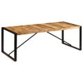 vidaXL Jedálenský stôl z mangovníkového dreva 220x100x75 cm