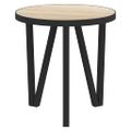 vidaXL Čajový stolík dub sonoma Ø35 cm MDF