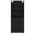 vidaXL Highboard 2 ks Čierny dub 69,5 x 34 x 180 cm