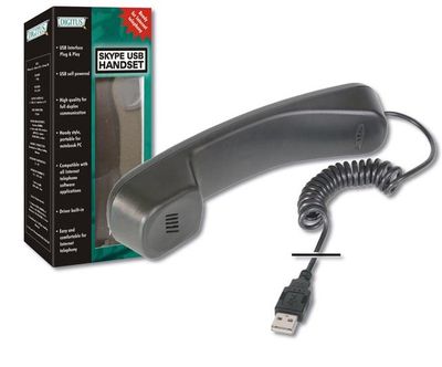DIGITUS USB telefónny set/slúchadlo pre Skype/ICQ/