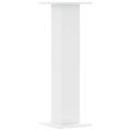 vidaXL Stojany na rastliny 2 ks biele 30x30x95 cm kompozitné drevo