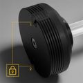 Činka liatinová nastaviteľná 1x3-24kg, REBEL ACTIVE RBA-2331-24