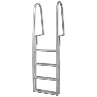 vidaXL Bazénové schodíky/rebrík k bazénu, 4-stupňový, 167 cm