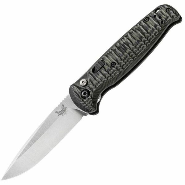 Benchmade 4300-1 CLA automatický vreckový nôž 8,6 cm, čierno-zelená, G10