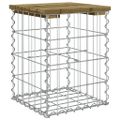 vidaXL Záhradná lavička gabiónový dizajn 33x31x42 cm impregn. borovica