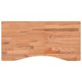 vidaXL Stolová doska 80x(36-40)x1,5 cm masívny buk