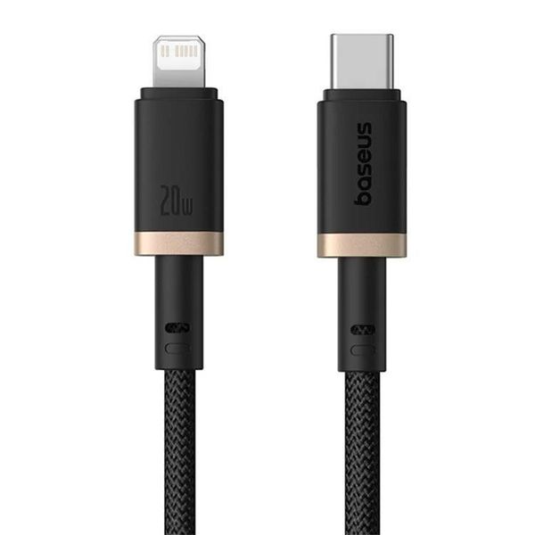 Baseus Rýchlonabíjací kábel Dura USB/Lightning 2m 20W čierno zlatý