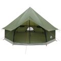 vidaXL Tipi stan 6-miestny Olivovo zelená Polyester a oceľ