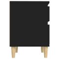 vidaXL Nočné stolíky 2 ks čierne 40x35x50 cm