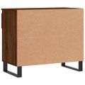 vidaXL Botník hnedý dub 70x36x60 cm spracované drevo