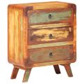 vidaXL Komoda 60x35x75 cm, recyklovaný masív