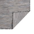 vidaXL Vonkajší koberec s plochým tkaním 120x170 cm hnedý a modrý