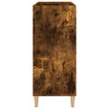 vidaXL Skrinka na platne dymový dub 84,5x38x89 cm kompozitné drevo