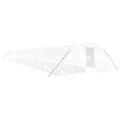 vidaXL Fóliovník s oceľovým rámom biely 120 m² 24x5x2,3 m