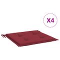 vidaXL Podložky na záhradné stoličky 4 ks 50x50x3 cm, oxfordská látka