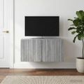 vidaXL Nástenná TV skrinka 59,5 x 41 x 30 cm Sivý Sonoma