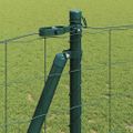 vidaXL Euro plot s betónovým podstavcom 10 x 1,2 m PVC potiahnutá oceľ